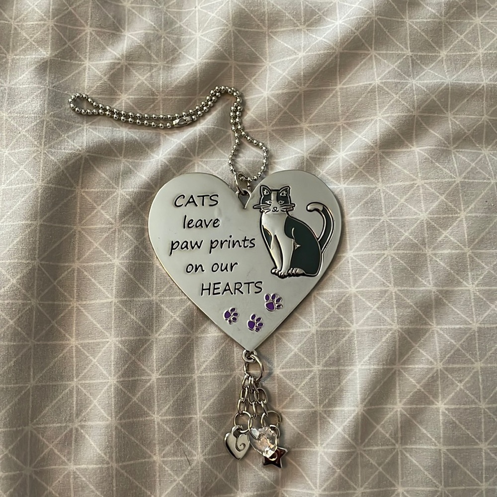 Cat memory charm. Double sided.